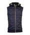 Gilet bleu avec capuche amovible
